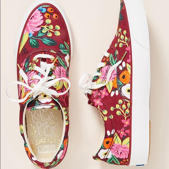 Anthropologie Shoes - Keds Rifle Paper Co. Sneakers NWT